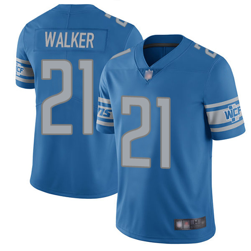 Detroit Lions Limited Blue Men Tracy Walker Home Jersey NFL Football #21 Vapor Untouchable